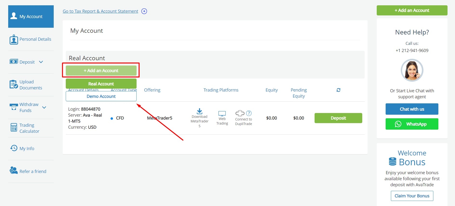 How to Open a Demo Account at AvaTrade