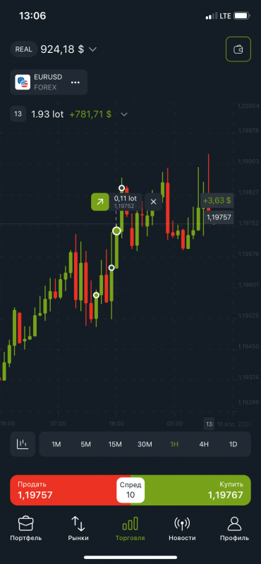 Мобильное приложение BCS Trade