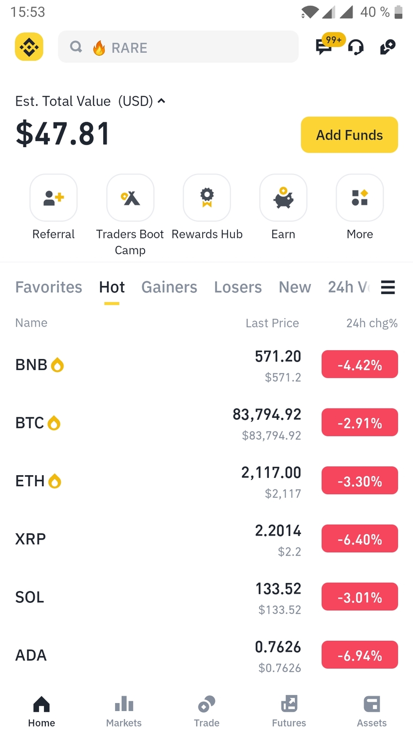 Binance Mobile App