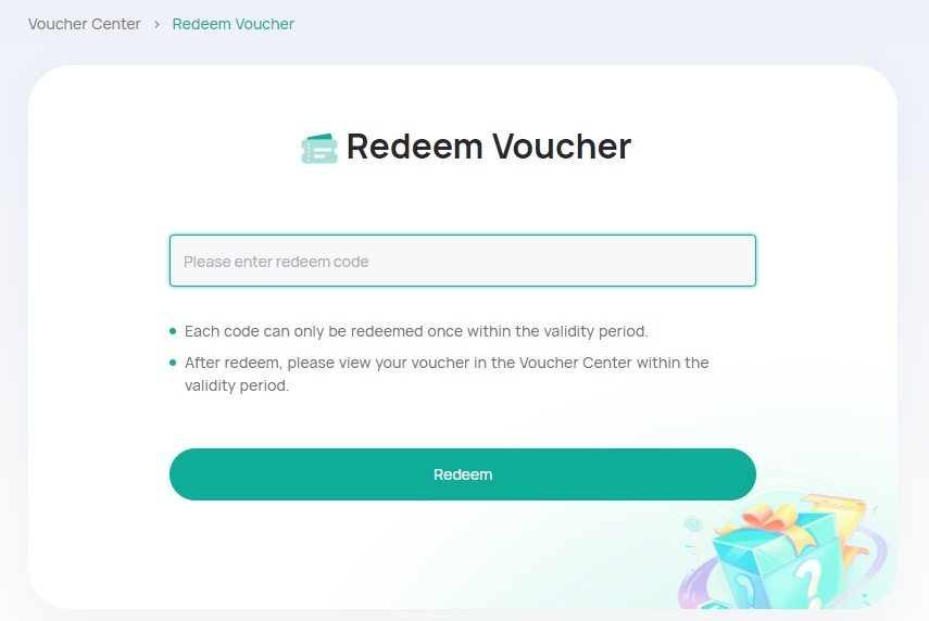 How to redeem a voucher on CoinEx