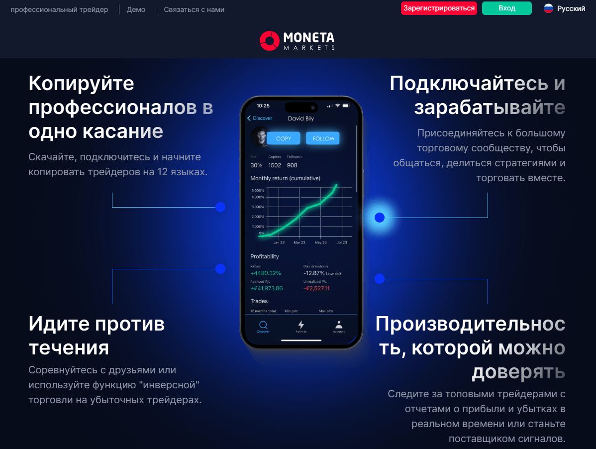 Moneta CopyTrader