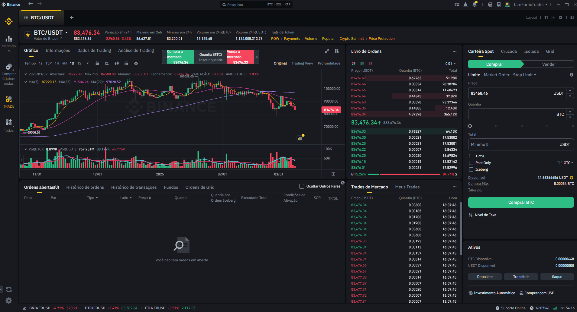  Aplicativo para desktop da Binance