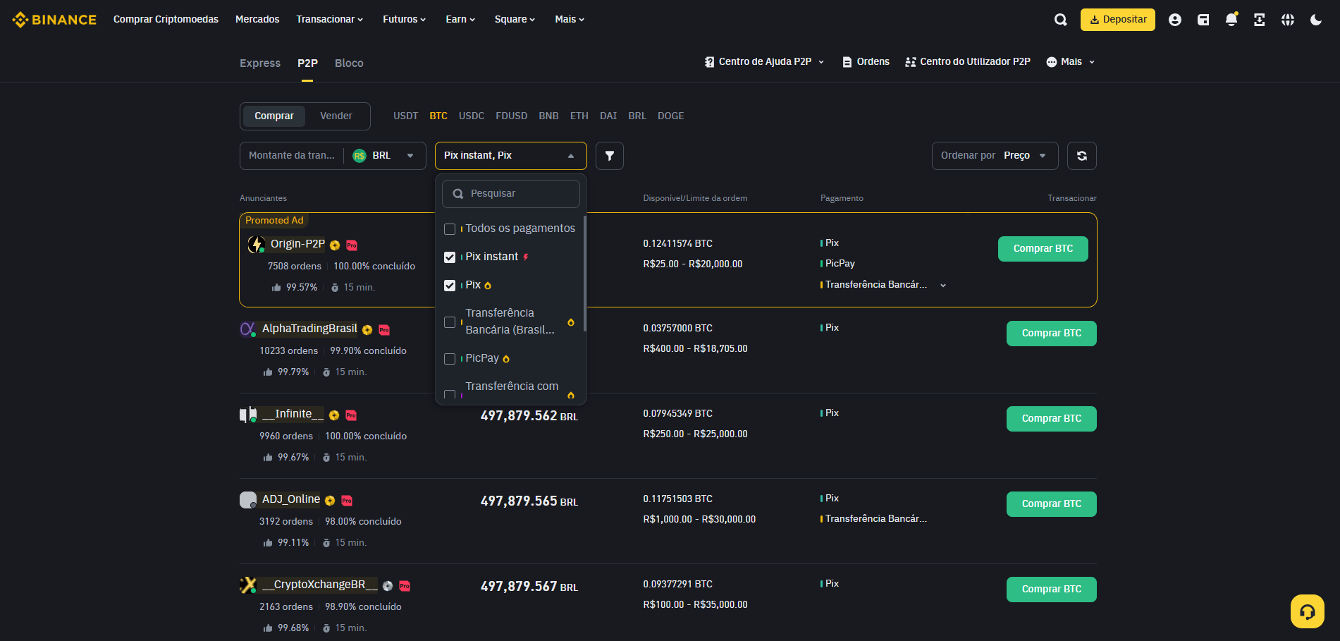 Binance P2P