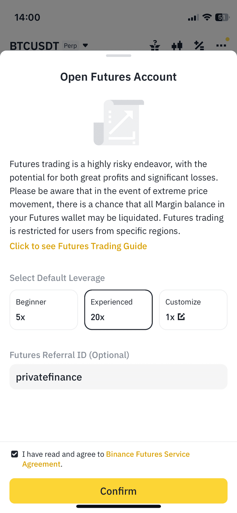 Registration with referral ID