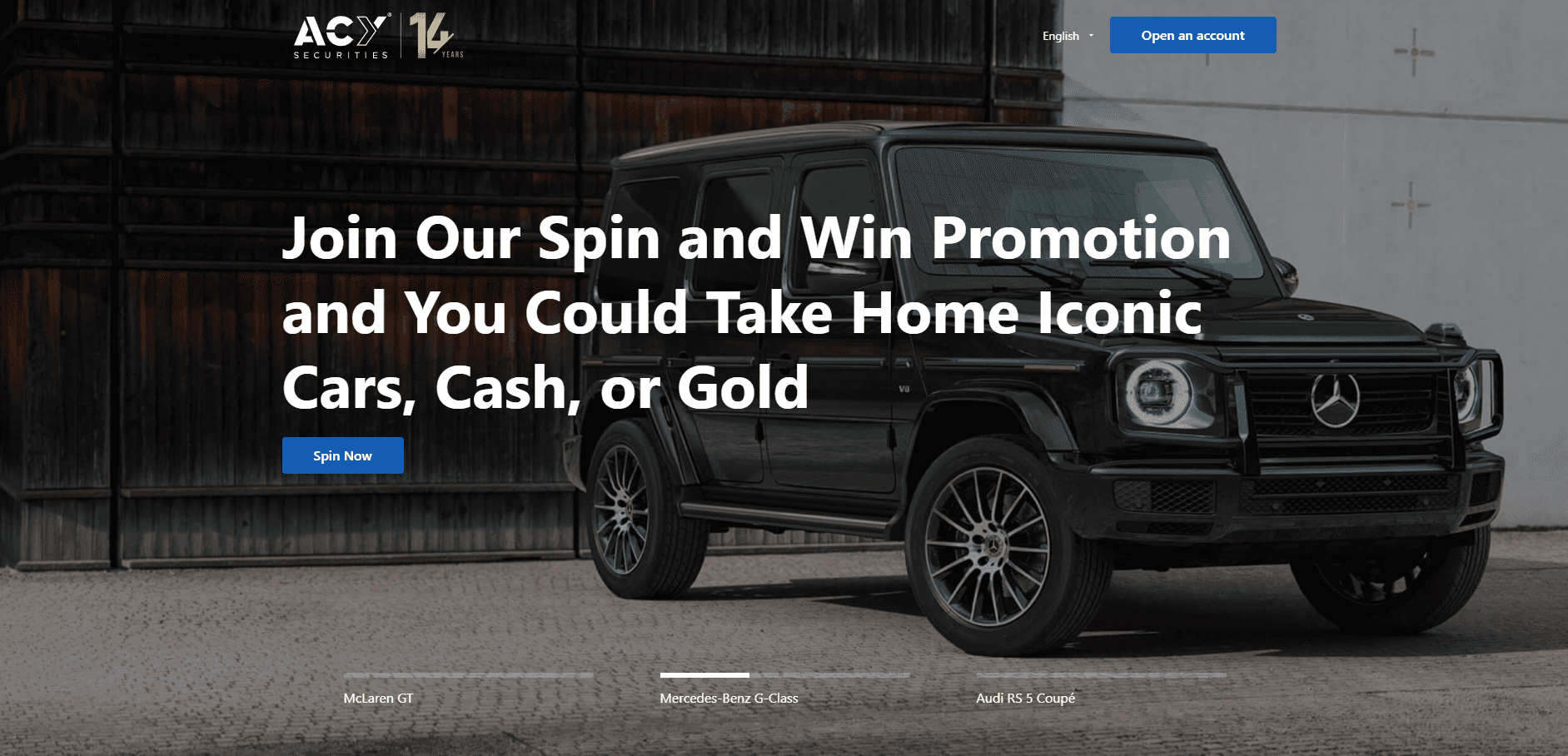 Promotion „Forex Bonus Giveaway“ von ACY Securities