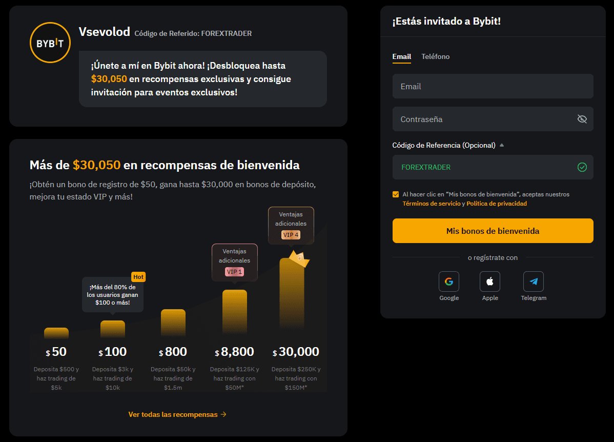 Código de referencia de ByBit