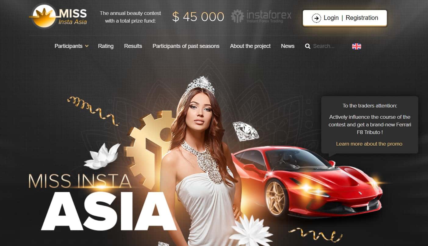 Jährlicher Schönheitswettbewerb von InstaForex