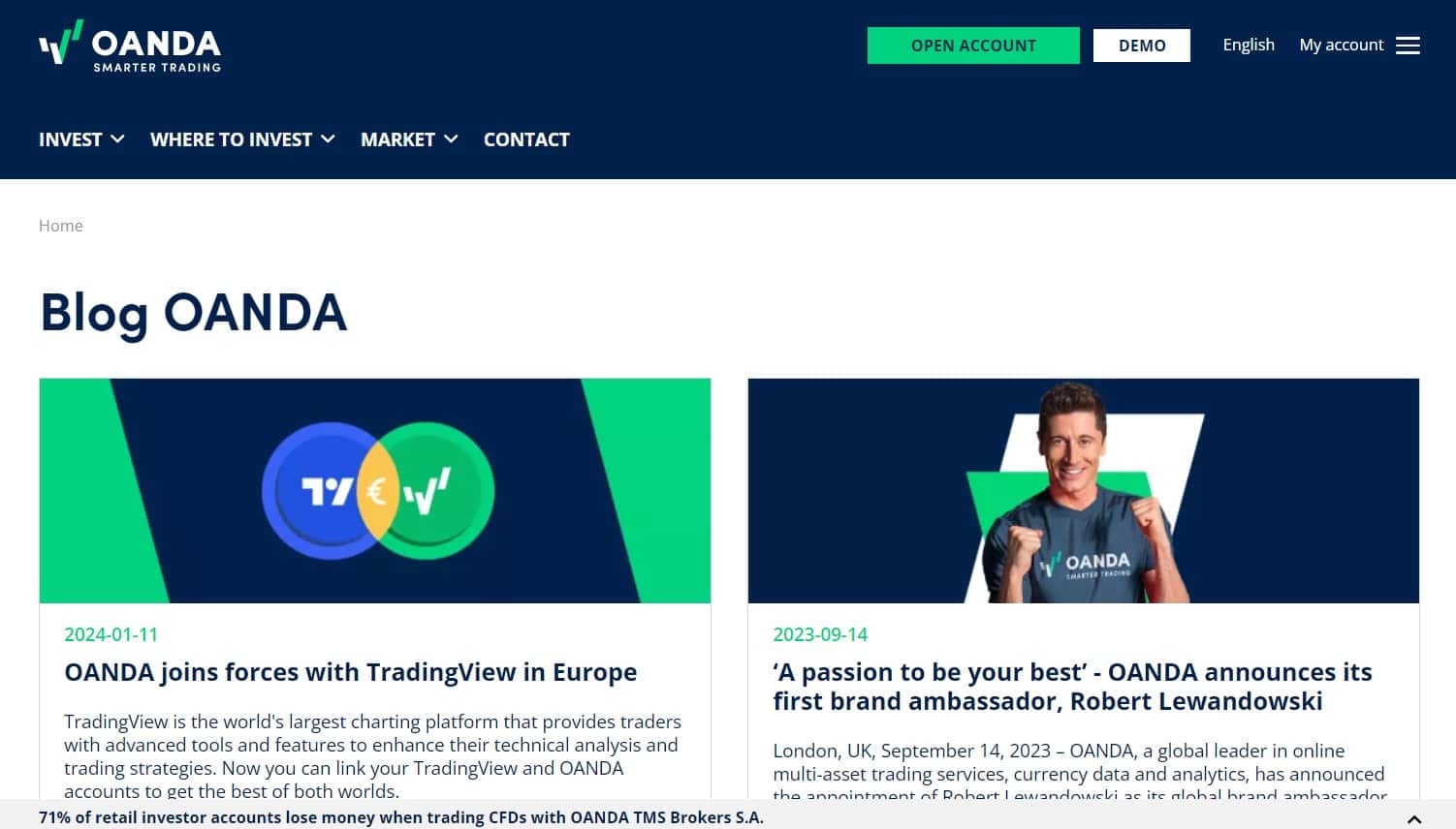 Blog da OANDA