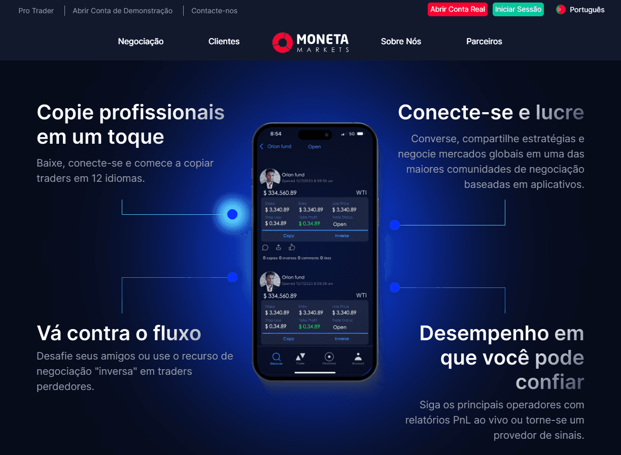 Moneta Markets CopyTrader