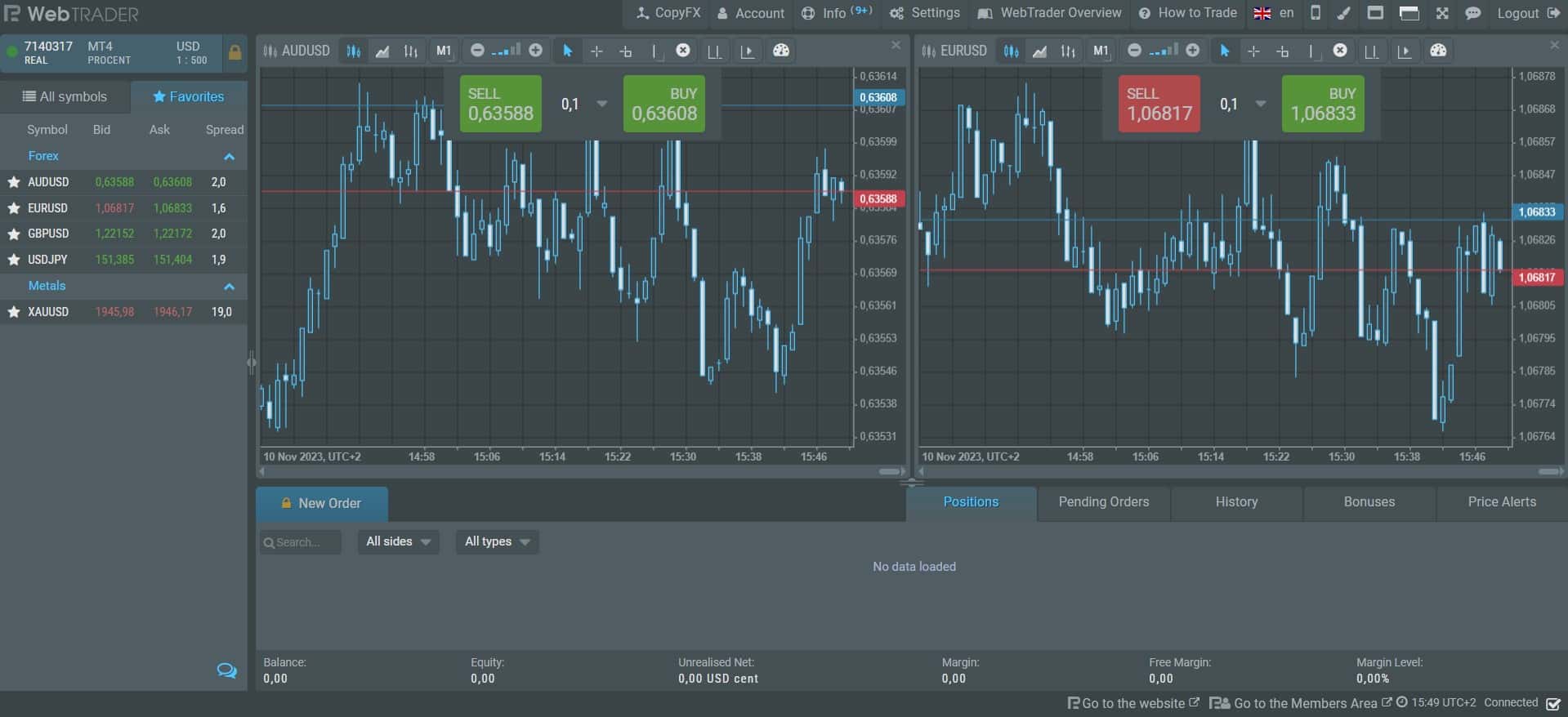 R WebTrader