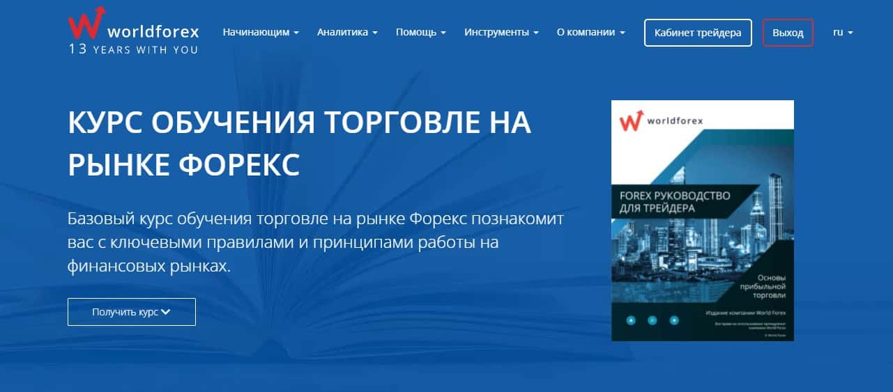 Курс навчання від WForex
