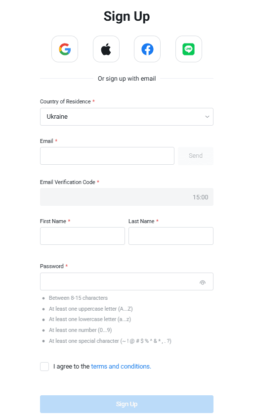 BABA Option Registration Form