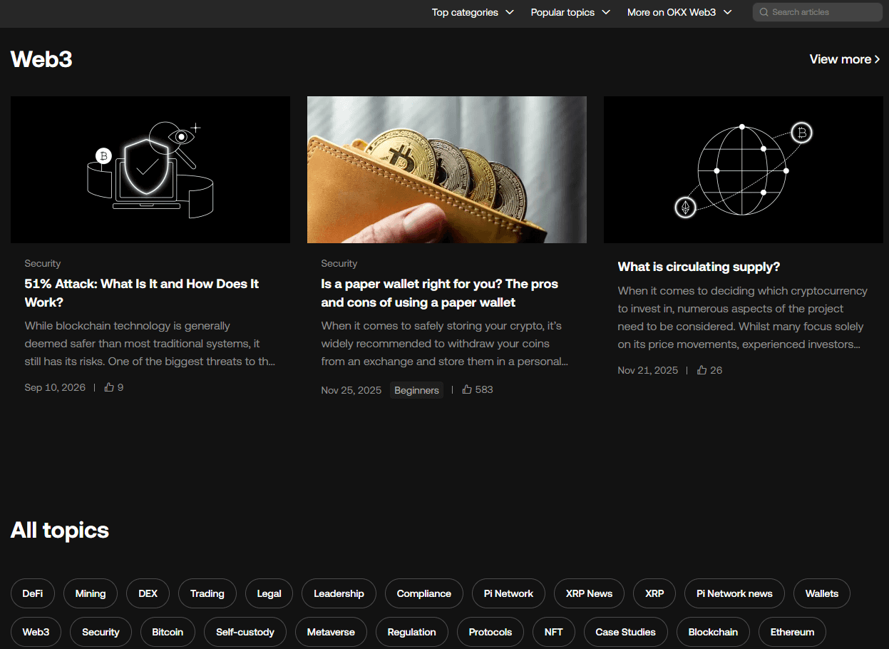 OKX Web3 Learn