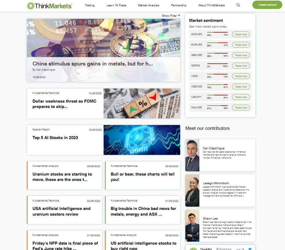 Финансовые новости на ThinkMarkets