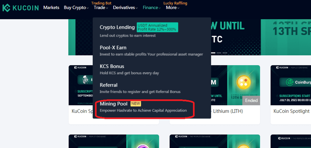 Ссылка на Mining Pool