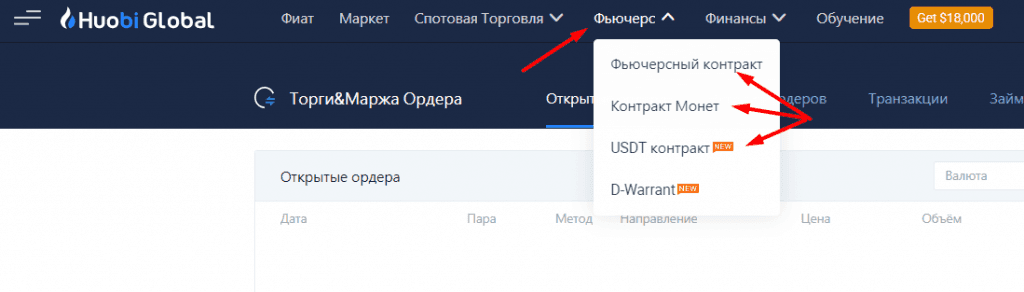 Ссылки на фьючерсный торговый терминал