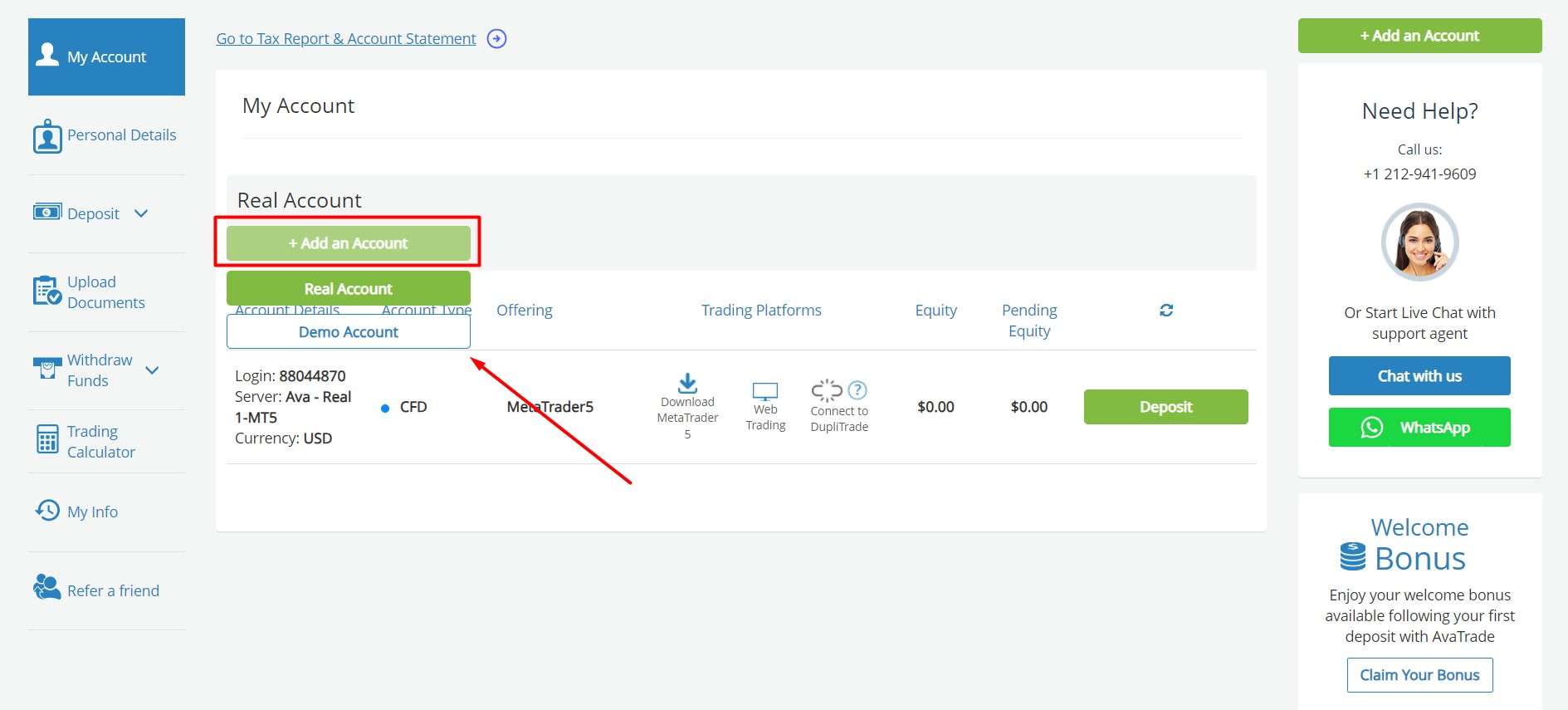 How to Open a Demo Account at AvaTrade