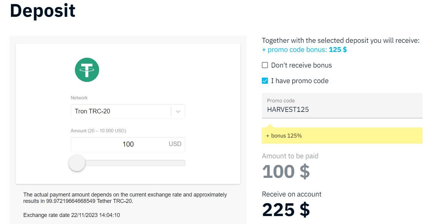 Binarium promo code