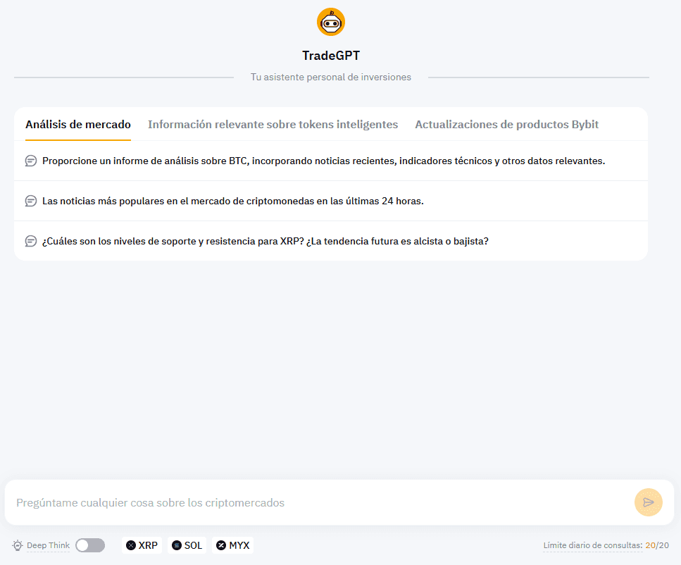 TradeGPT de Bybit
