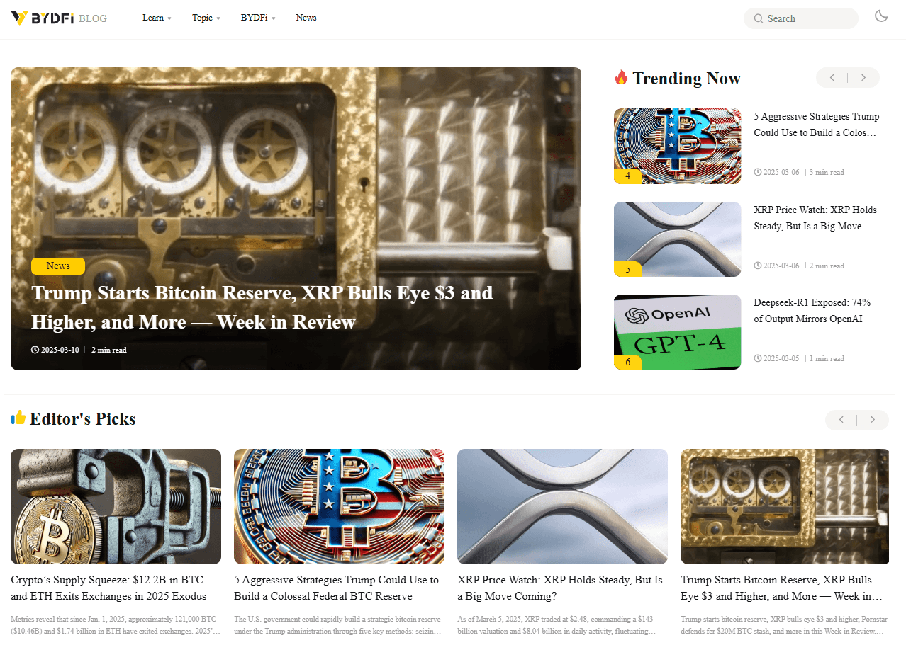  Blog do BYDFi
