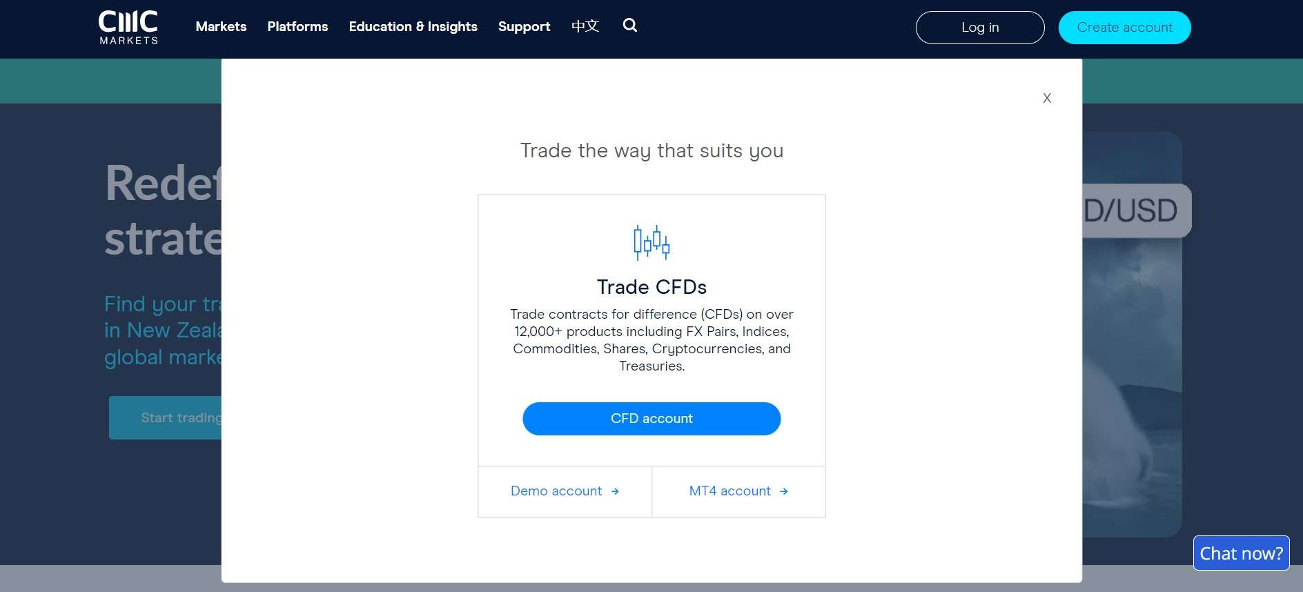 CMC Markets Account Types