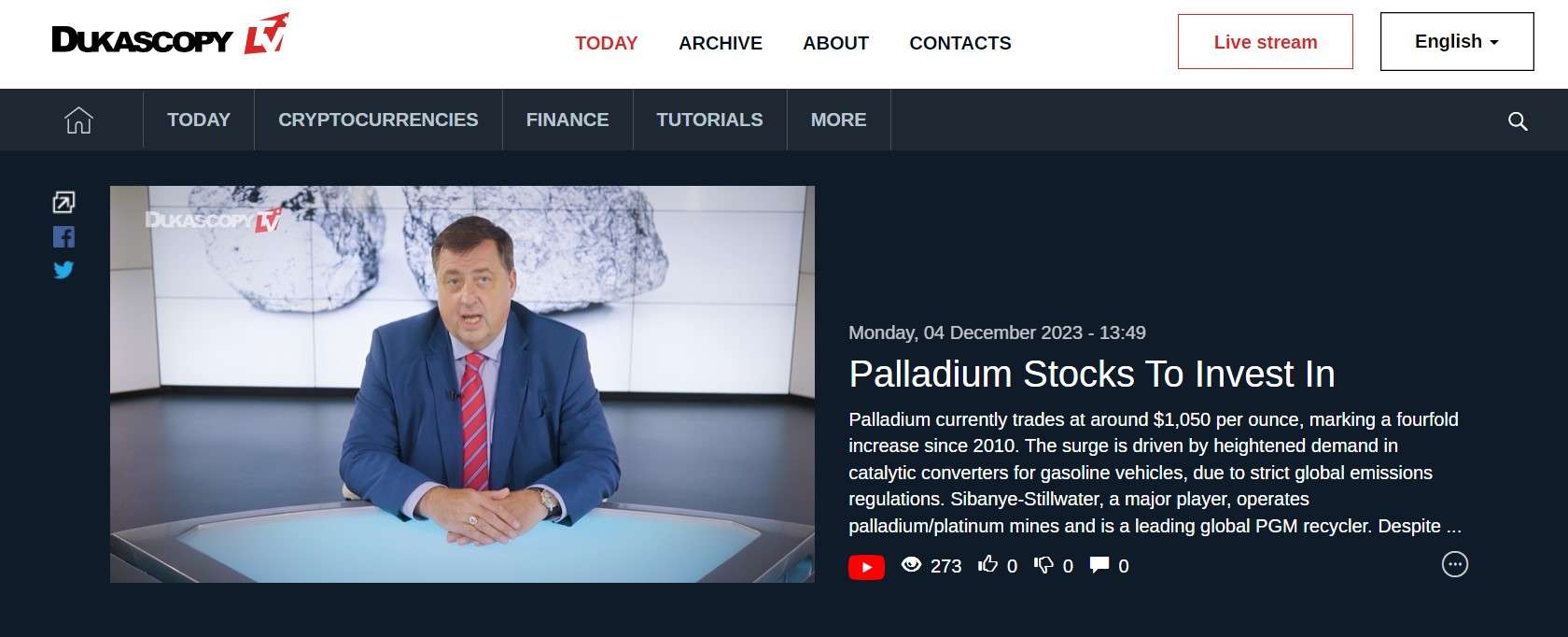 Dukascopy TV