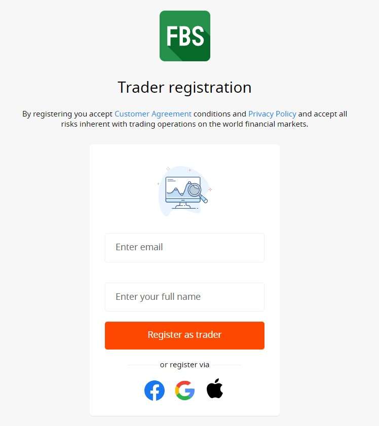 FBS Trader Registration