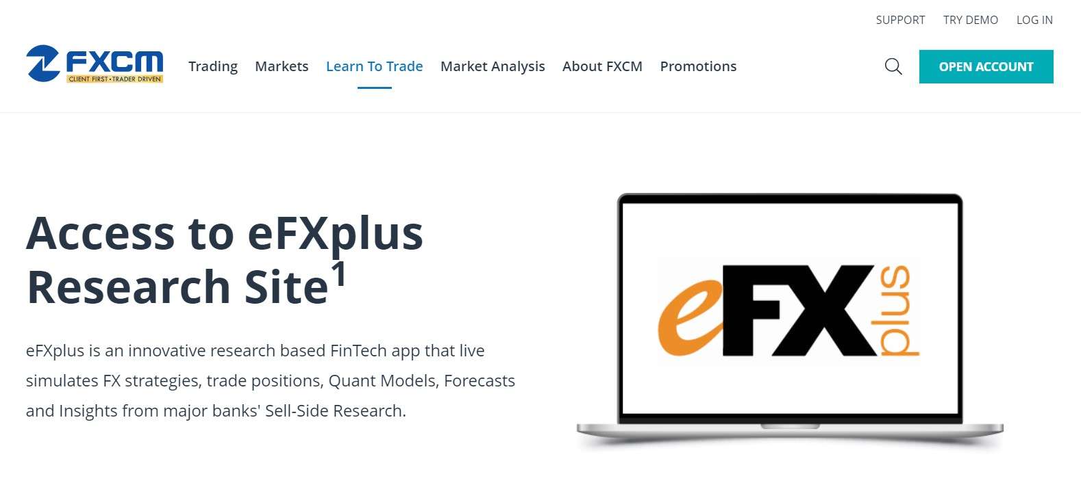 eFXPlus FXCM