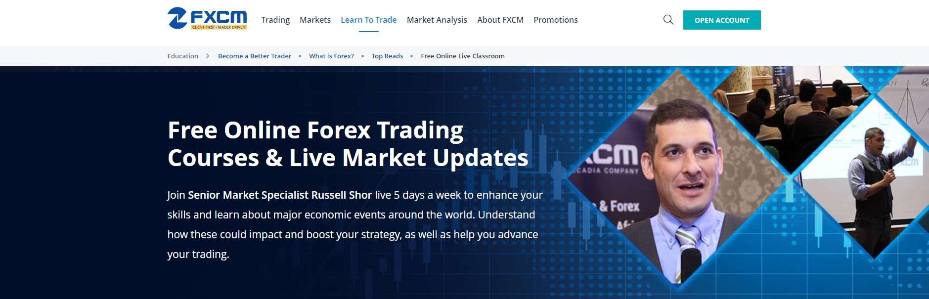 Вебинары на FXCM