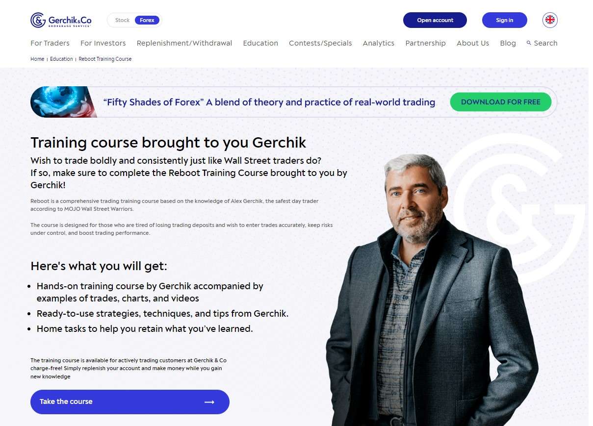 Curso de Treinamento Gerchik's Reboot
