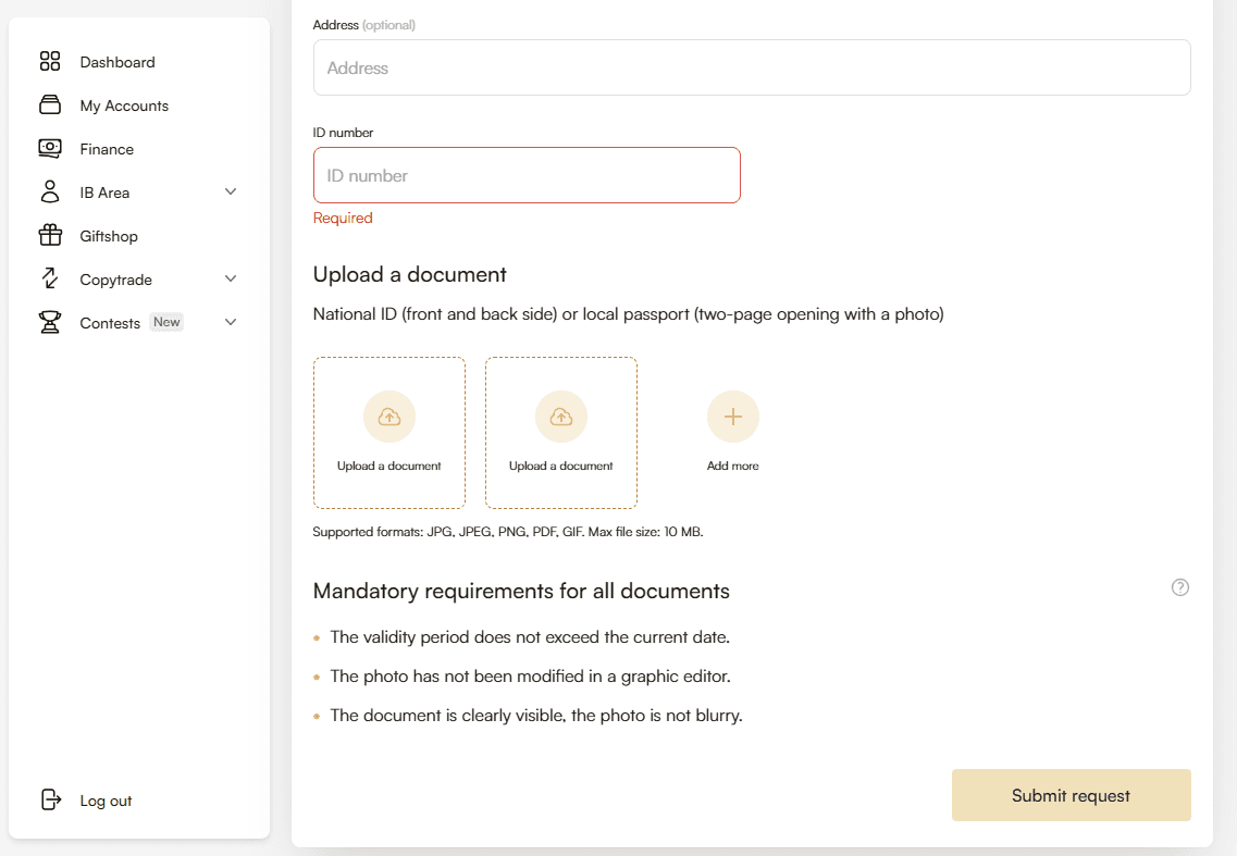 Verifizierung bei Headway