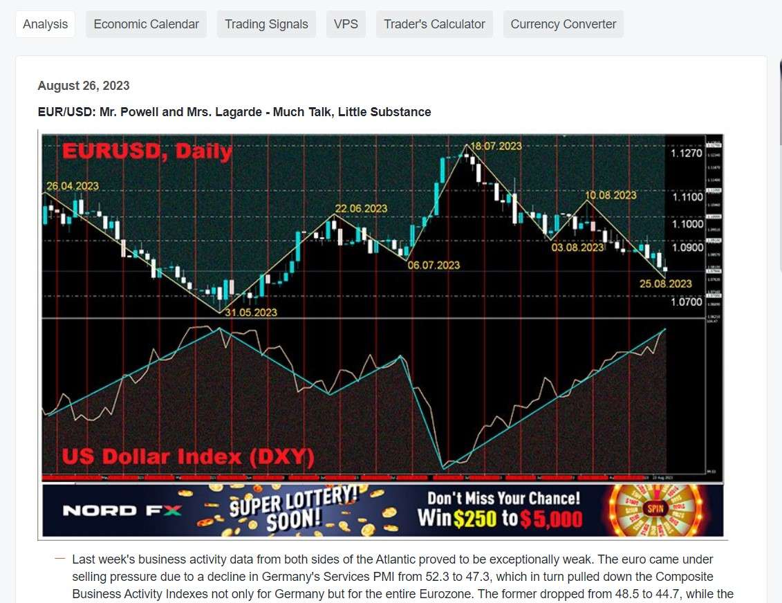 Forecasts by NordFX