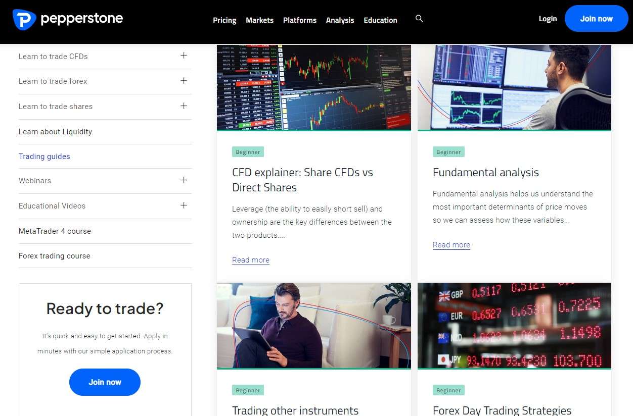 Pepperstone Trading Guides