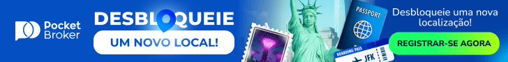 Promoção da Pocket Option "Unlock New Locations"