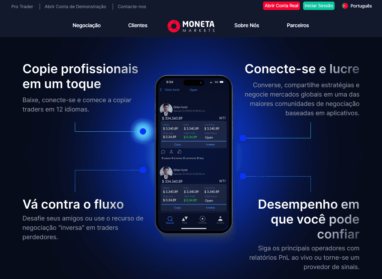 Moneta Markets CopyTrader