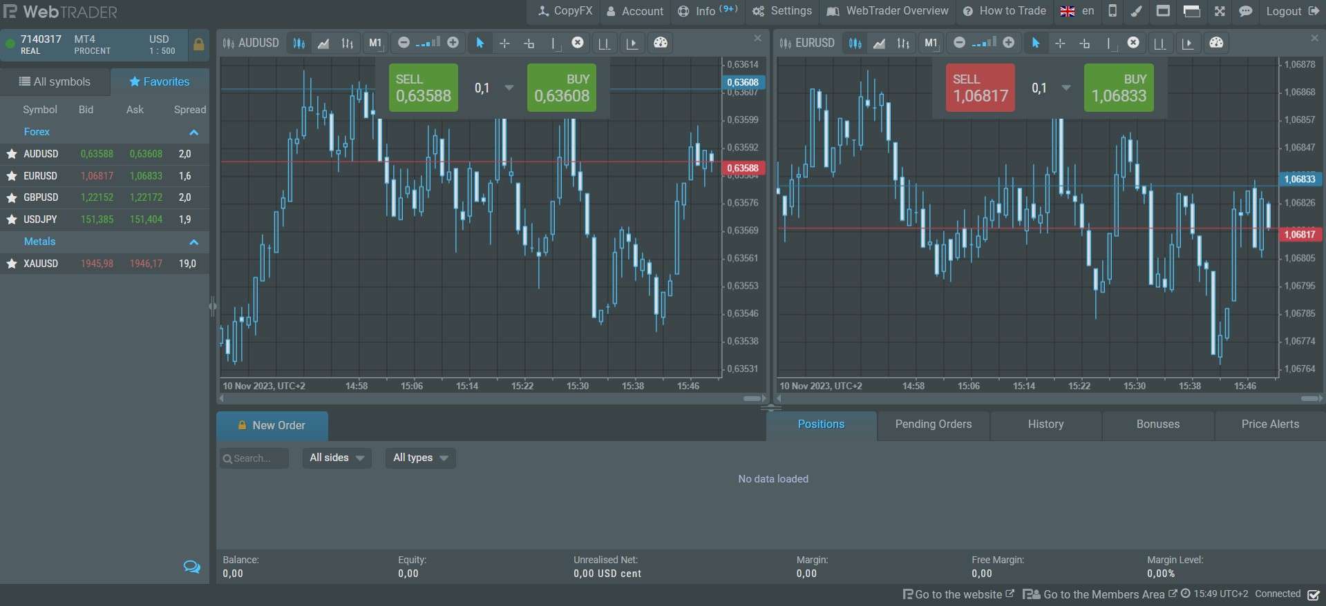 R WebTrader