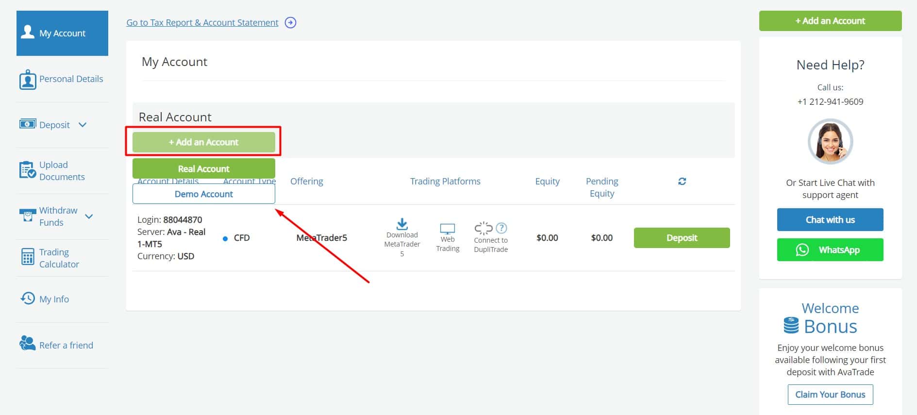 How to Open a Demo Account at AvaTrade