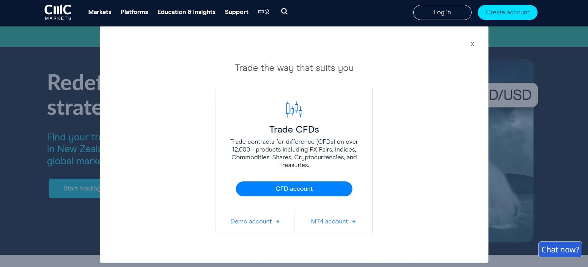 CMC Markets Account Types