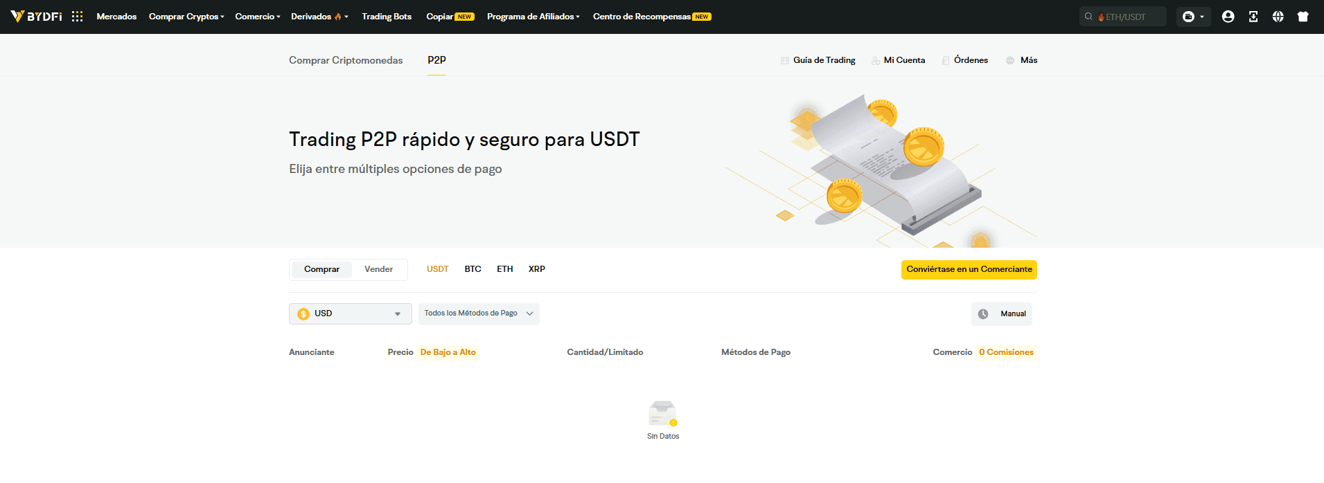 Plataforma BYDFi P2P