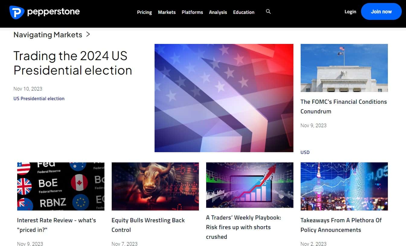 Análise de mercado dos especialistas da Pepperstone