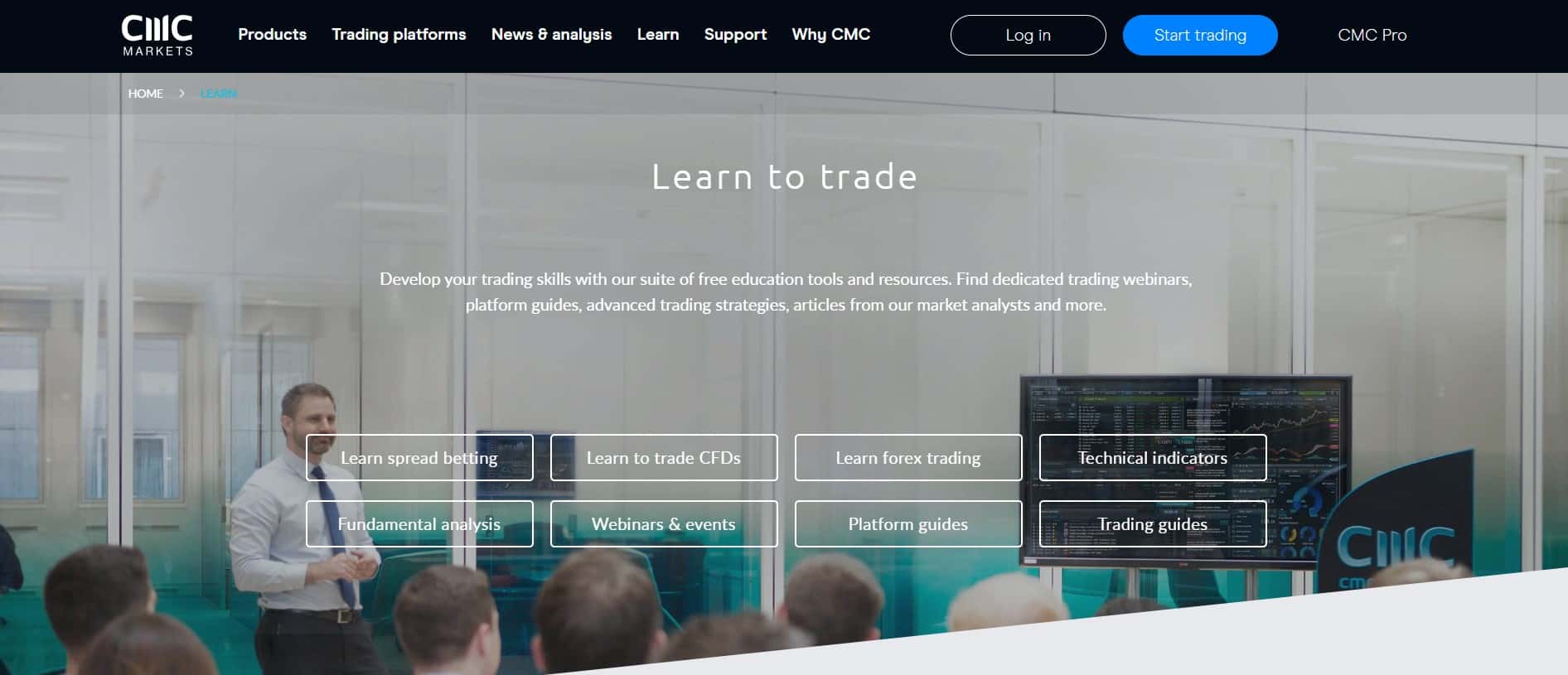 Lernen Sie mit CMC Markets zu handeln