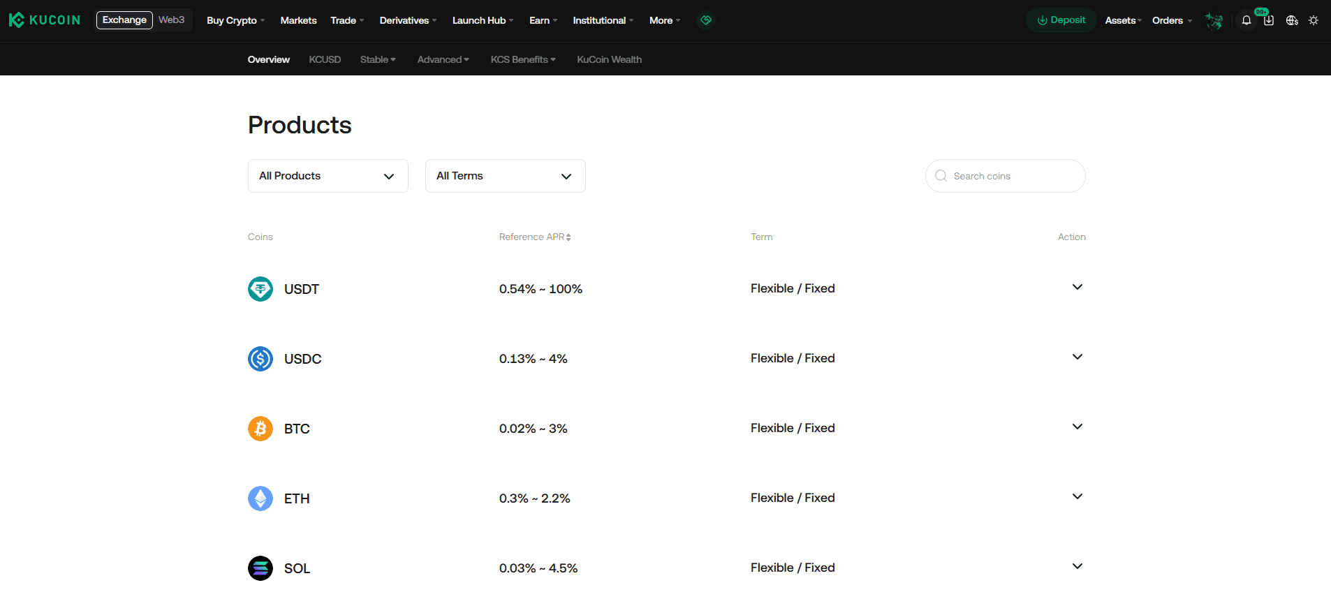 KuCoin Earn