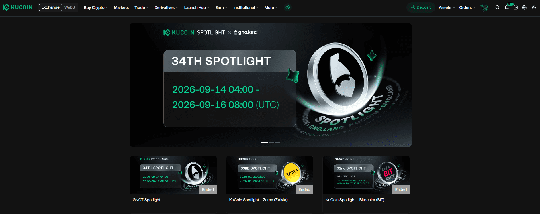 KuCoin Spotlight
