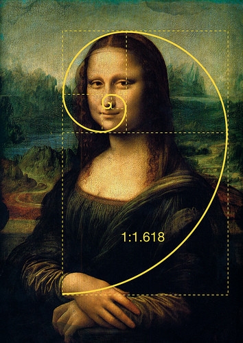 Золотое сечение на картине Мона Лиза