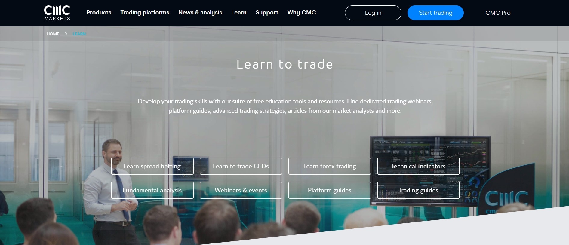 Learn To Trade with CMC Markets