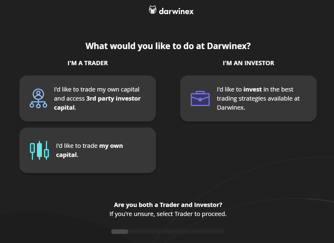 Открытие счета на Darwinex