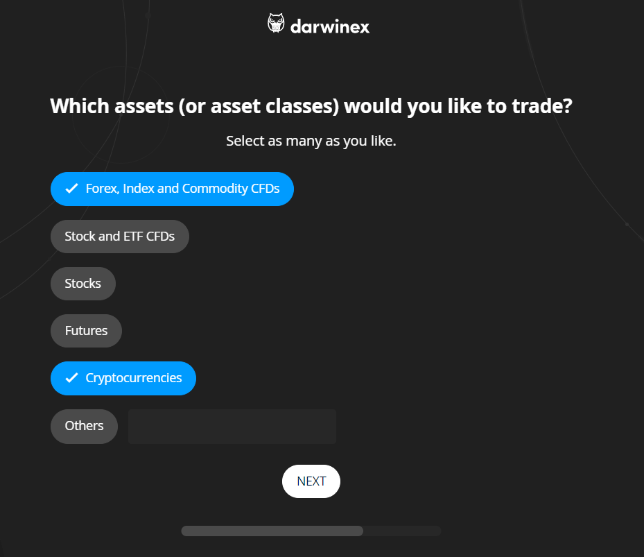 Выбор активов для торговли на Darwinex