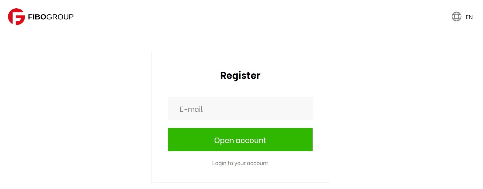 FIBO Group Registration form