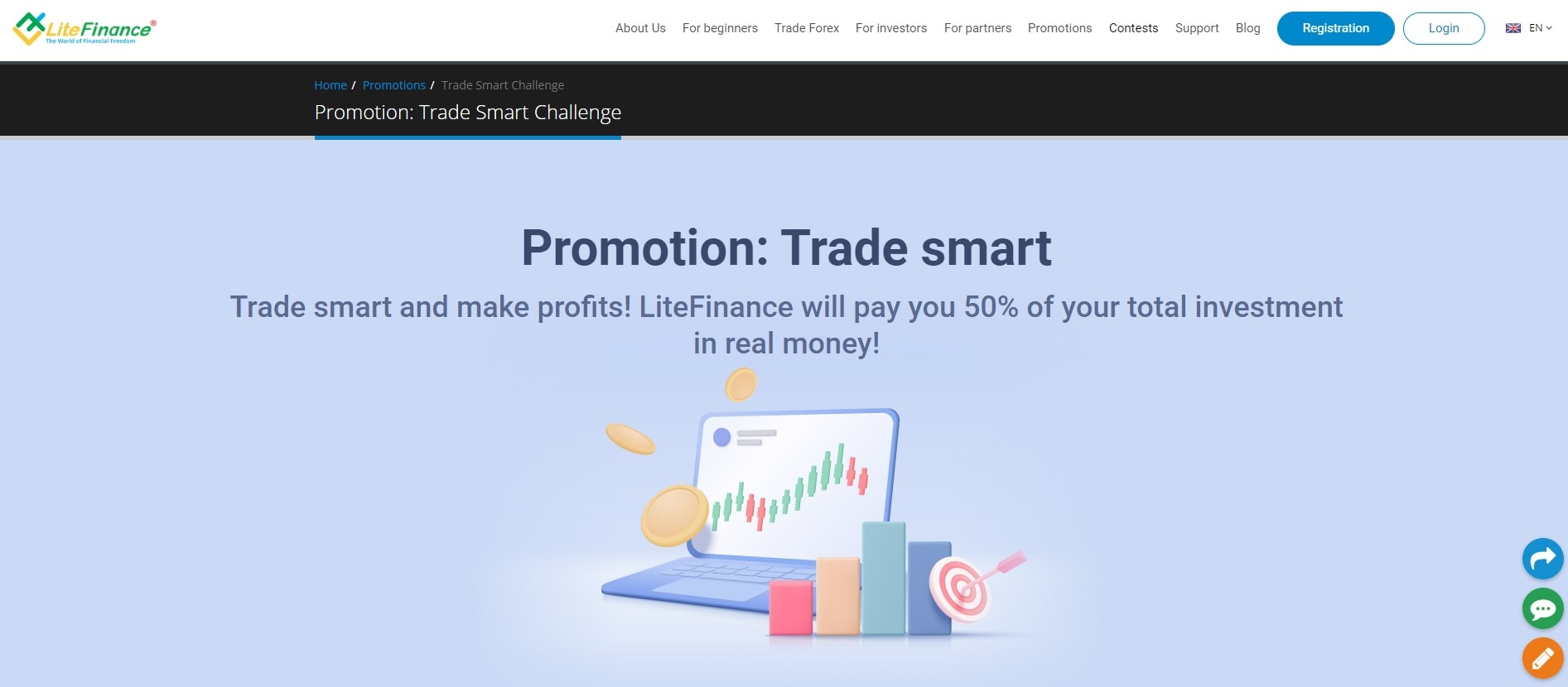 Promotion Trade Smart on LiteFinance